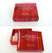 Personalized Red Presentation Gift Cardboard Boxes with Lid for Wedding