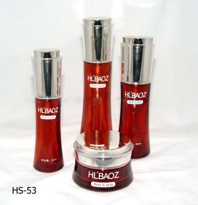 Flint Dondurulmuş Emülsiyon Kozmetik Cam Şişe ve Kavanozlar 100ML 50ML 30ML